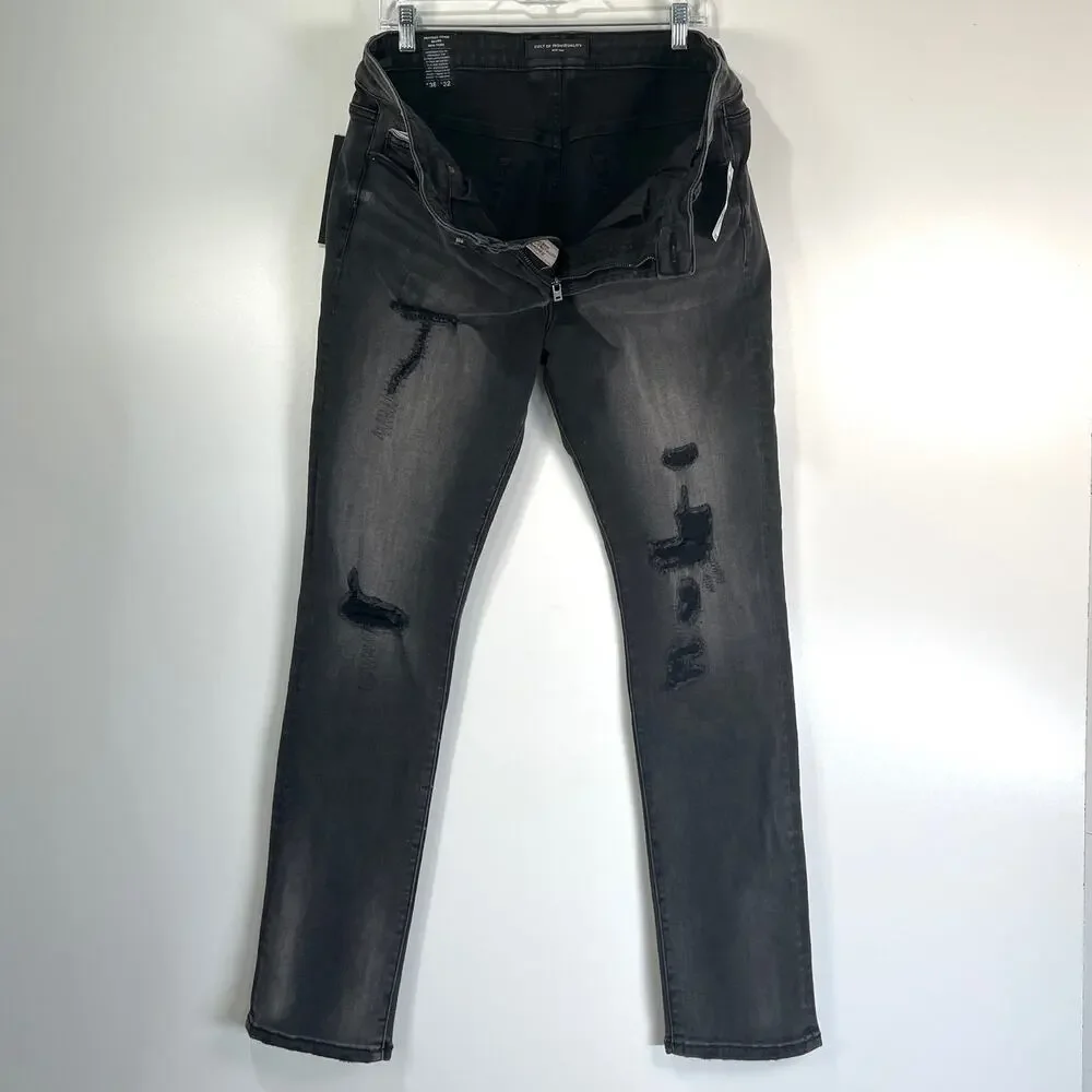 Cult of Individuality Punk Distressed Super Skinny Jeans Men's